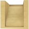 Ekena Millwork 6"W x 6"D x 6"H Wide Burlington Rough Cedar Woodgrain TimberThane Corbel, Primed Tan CORUR06X06X06BURRCPR - alternate 2